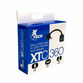 XTECH ADAPTADOR MICRO USB MACHO A USB HEMBRA