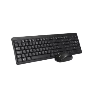 UNNO Teclado y mouse inalámbrico KB6741BK