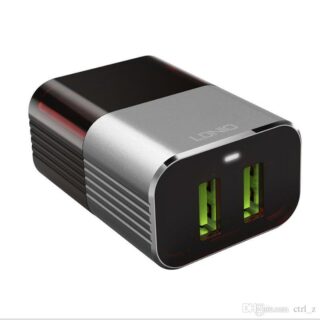 LDNIO CARGADOR DE CARGA RÁPIDA CON 2 PUERTOS USB