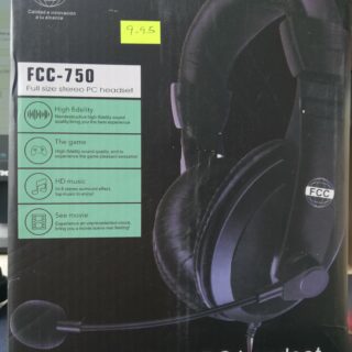 AUDIFONOS CON MICRÓFONO FCC-750