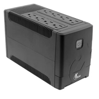 XTECH XTP-511 UPS, 115V(75-144V), Tomas de Salida 8x NEMA 5-15R, 500VA/250W, Batería 12V/4Ah