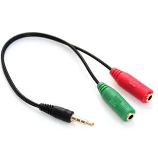 ZOECAN ADAPTADOR DE AUDIO 0.5M 1A2 3.5MM SALI/AU+MIC