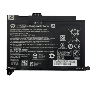 BATERÍA HP ORIGINAL BP02XL DE REPUESTO PARA PORTÁTIL HP PAVILION 15-AU000 15-AW000 15T-AW000 SERIES 15-AU063CL 15-AU0915-AU0915-AU0915-AU0915 NR 15 AU010WM 15- AU123CL 15-AW068NR (7,7 V 41 WH).