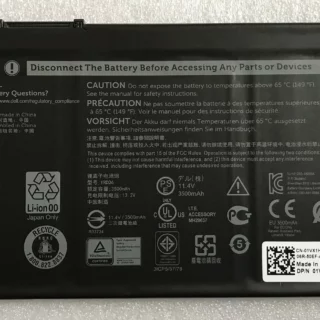 BATERÍA DELL ORIGINAL YRDD6 PARA PORTÁTIL INSPIRON 3493 3501 3582 3583 3584 3593 3793 5480 5481 5482 5485 5491 5493 5585 5590 5591 5591 3 559 554 5598 7586 OYRDD6 VM732 OVM732