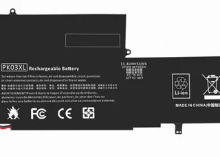 BATERIA HP ORIGINAL PK03XL- Batería para portátil HP Spectre Pro X360 G1 G2 Spectre 13-4000 13-4100 13-4200 PK03XL