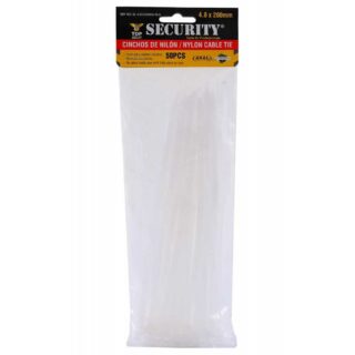 CINCHOS DE NILON BLANCO 4.8x200MM