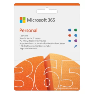LICENCIA MICROSOFT 365 PERSONAL 1 AÑO