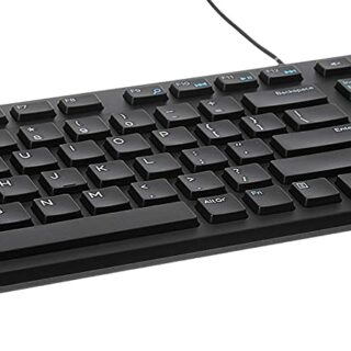 TECLADO DELL DE ESCRITORIO CON CABLE USB MULTIMEDIA, EN IDIOMA INGLÉS