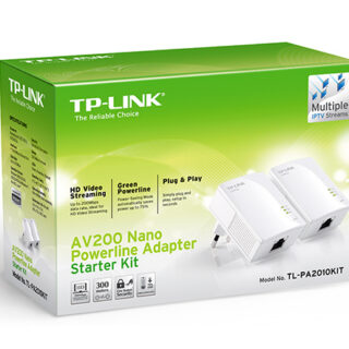 TP-LINK KIT DE INICIO CON ADAPTADORES NANO POWERLINE (TL-PA2010KIT)