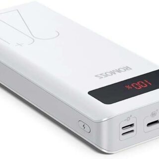 ROMOSS SENSE 6PS+ POWER BANK 20000 MAH CARGA RÁPIDA LI-ION BLANCO PANTALLA DE ESTADO