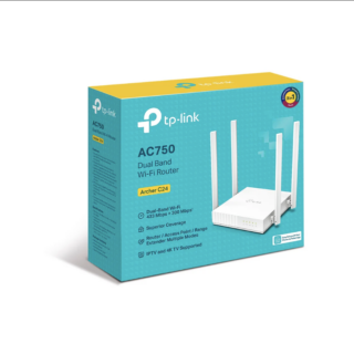 TP-LINK Router Wi-Fi de doble banda AC750 Archer C24