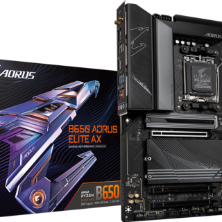 TARJETA MADRE GIGABYTE B650 AORUS ELITE AX V2, AMD R7 AM5, DDR5 8000, M.2, HDMI, LAN, Wi-Fi, ATX DISPLAYPORT,