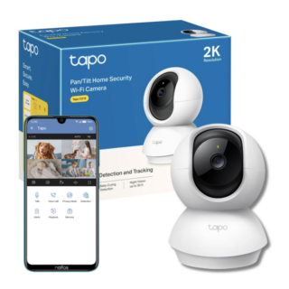 TP-LINK CÁMARA TAPO WI-FI DE SEGURIDAD PARA EL HOGAR CON MOVIMIENTO HORIZONTAL/VERTICAL