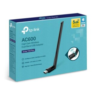 TP-LINK AC600 ADAPTADOR USB INALÁMBRICO DE ALTA GANANCIA DOBLE BANDA