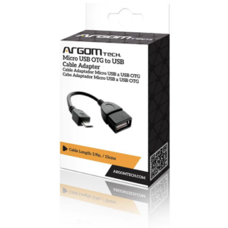 ARGOM ADAPTADOR ARGOM TECH MICRO USB OTG TO USB ARG-CB-0051