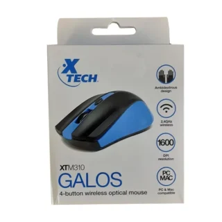 XTECH MOUSE XTM310 GALOS - AZUL
