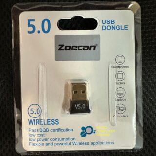 ZOECAN BLUETOOTH 5.0 USB ADAPTER