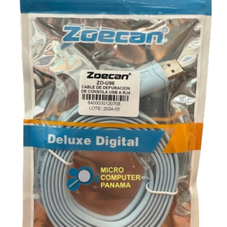 ZOECAN CABLE DEPURACION DE CONSOLA DE USB A RJ45 DE 1.8M (PL2303)
