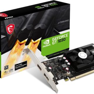 MSI GEFORCE TARJETA DE VIDEO GT1030 4GD4 LP OC, 4GB GDDR4 HDMI, DISPLAY PORT, PCIE 3.0