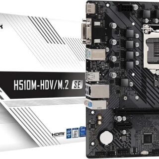 ASROCK TARJETA MADRE H510M-HDV, LGA1200, 3200MHZ, PCIE 4.0, HDMI, D-SUB, SATA3, USB 3.2, M-ATX