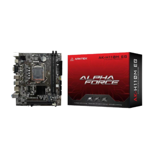 ARKTEK AK-H110M EG TARJETA MADRE M-ATX, DUAL CHANNEL DDR4, X1 M.2 NVME, SOCKET INTEL 1151