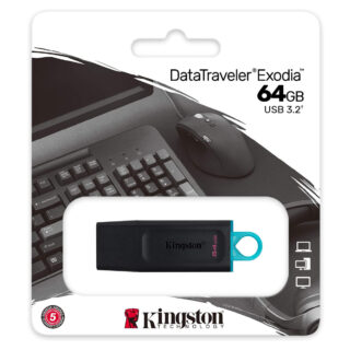 KINGSTON MEMORIA USB DATA TRAVELER EXODIA USB 3.2 64GB