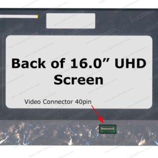 PANTALLA 16.0" 40 PIN UHD NARROW SIN BORDE