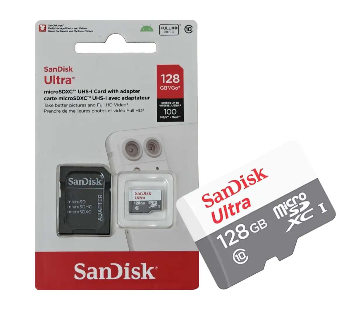 SANDISK MICROSDHC™/MICROSDXC™ UHS-I - 128GB /100MBS